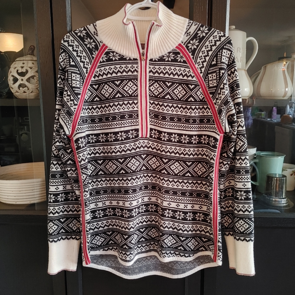 Engage Fair Isle 1/4-zip Sweater Eddie Bauer